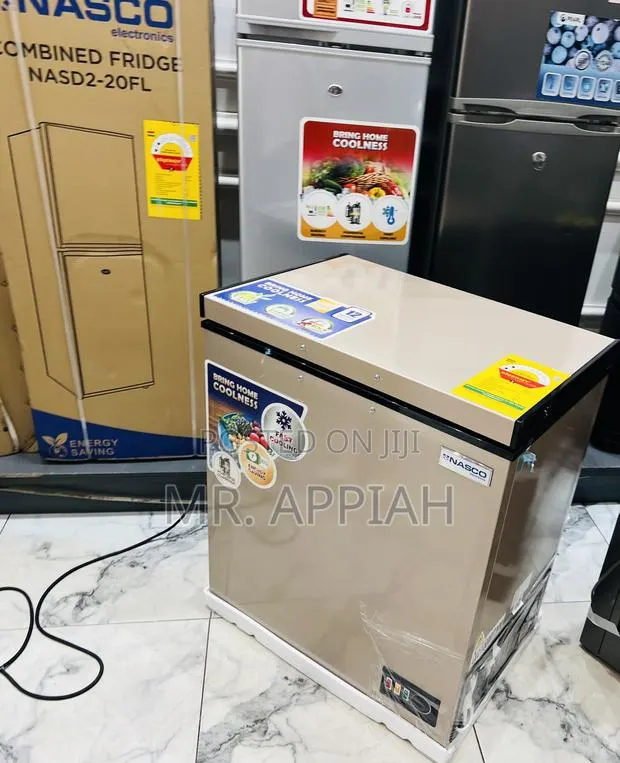 Latest and Classic Nasco 150l Chest Freezer(Nas200fl)Gold · Photo 1