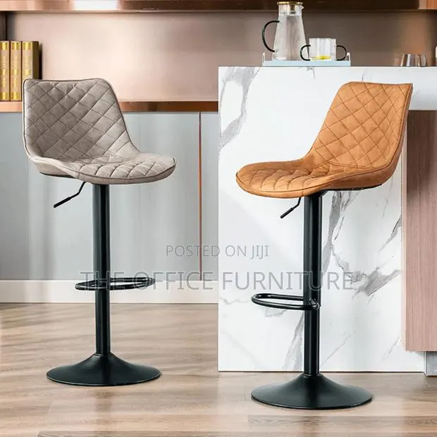 Faux Leather Barstool · Photo 1
