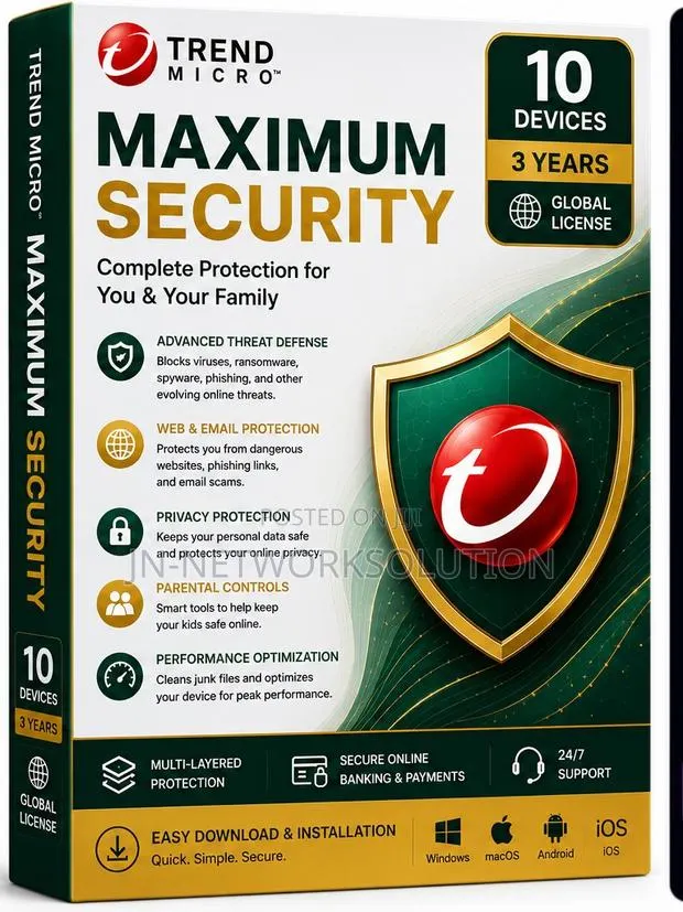 Trend Micro Maximum Security (10 Devices / 3 Years) · Photo 1