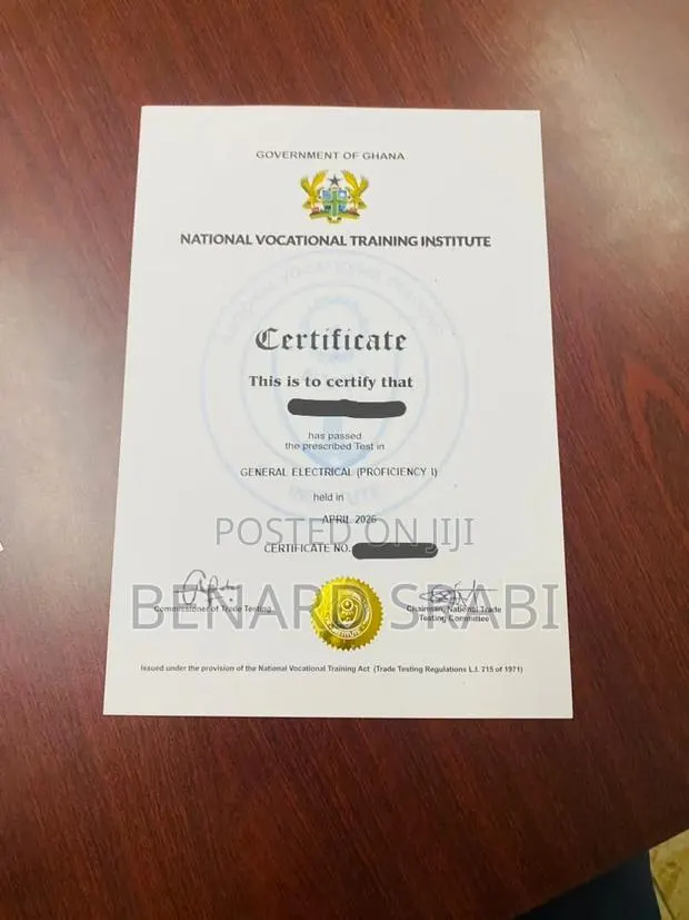 Nvti Certificate · Photo 3