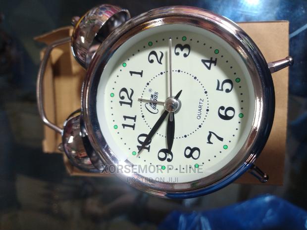 Silver Alarm Clock · Photo 3