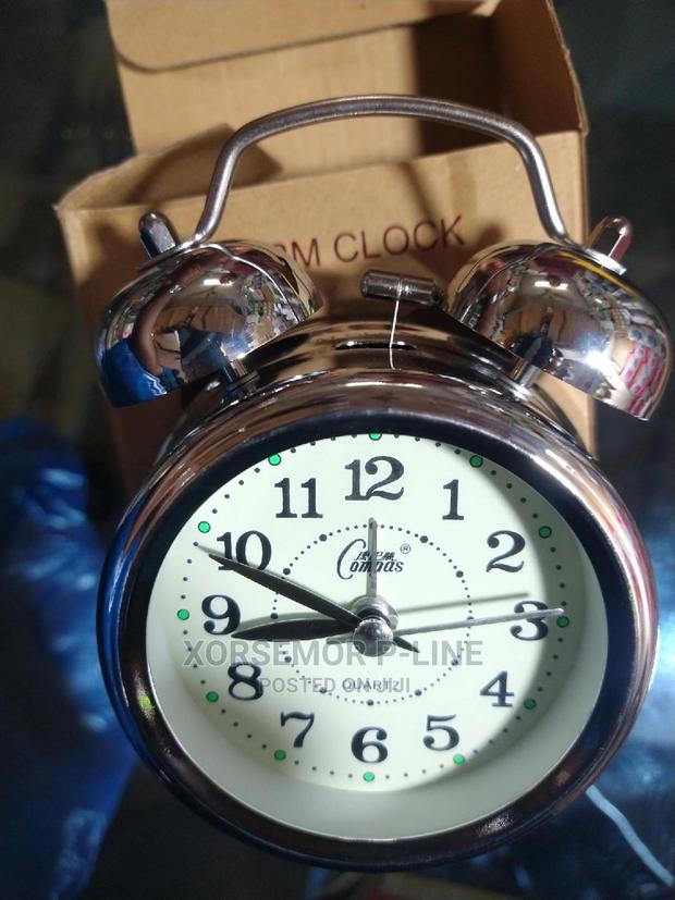 Silver Alarm Clock · Photo 2