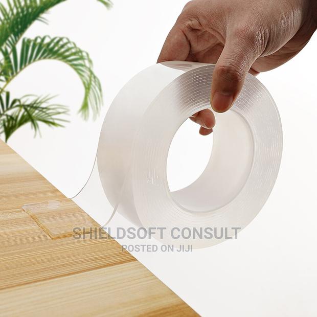 Adhesive Tape, Double Sided Reusable Gel Tape 5m · Photo 1