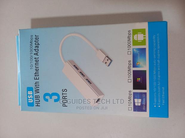 3-Port 3.0 Usb Hub and Type-C Ethernet Adapter · Photo 3