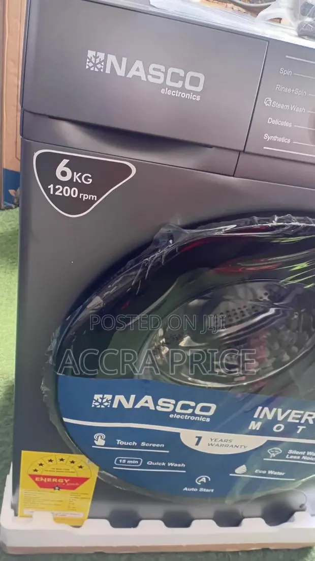 Nasco 6kg Smart Automatic Washing Machine Inverter · Photo 1