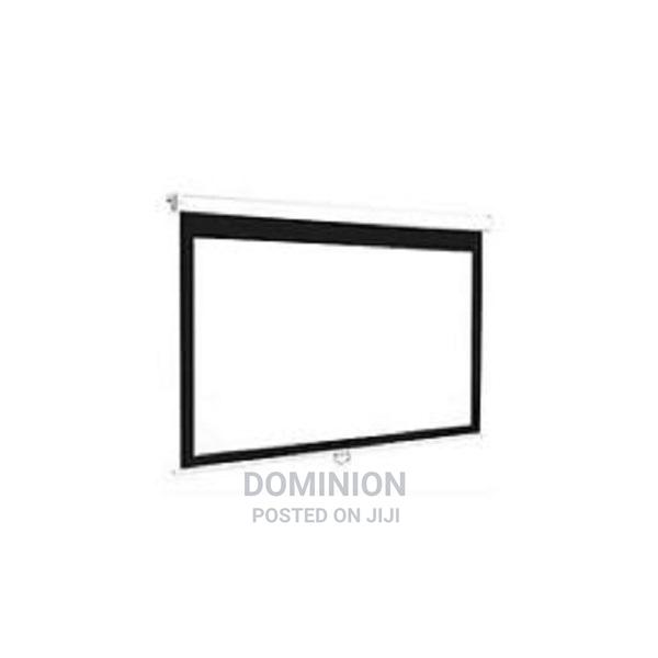 Top Edge 200cm*200cm Electric Projector Screen+ Rf Romo · Photo 2