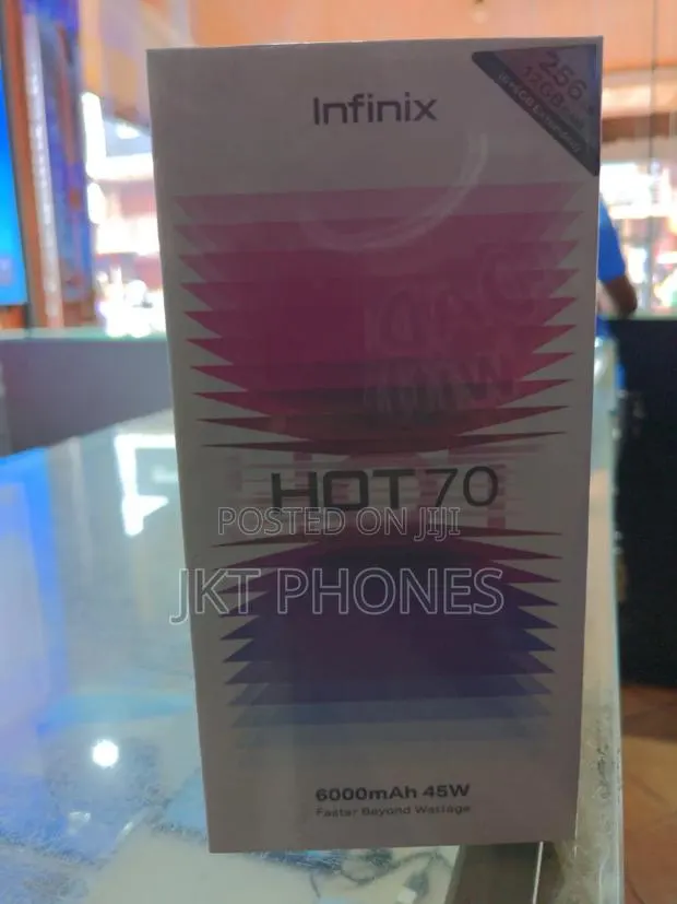 New Infinix Hot 70 256 GB Purple · Photo 1