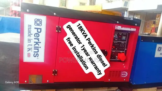 18kVA Perkins Diesel Generator – Free Installation, 1-Year Warranty · Photo 1