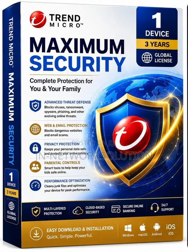 Trend Micro Maximum Security 1 Device/ 3 Years (GLOBAL) · Photo 1