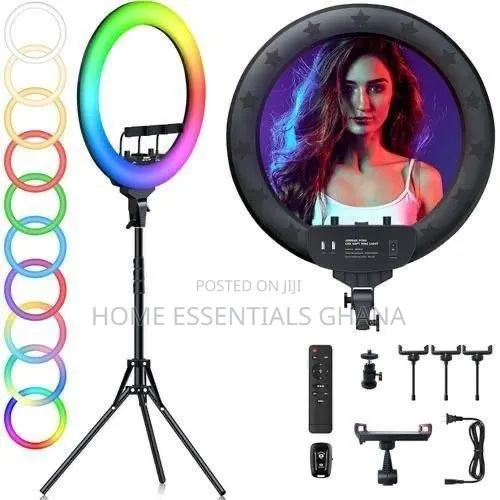 18′′ Premium Ring Light With Tripod Phone Holder · Photo 1