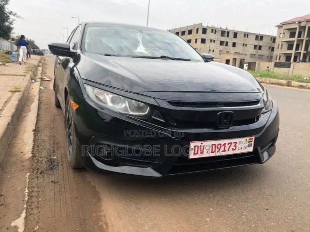 Honda Civic LX 4dr Sedan (2.0L 4cyl) 2017 Black · Photo 1
