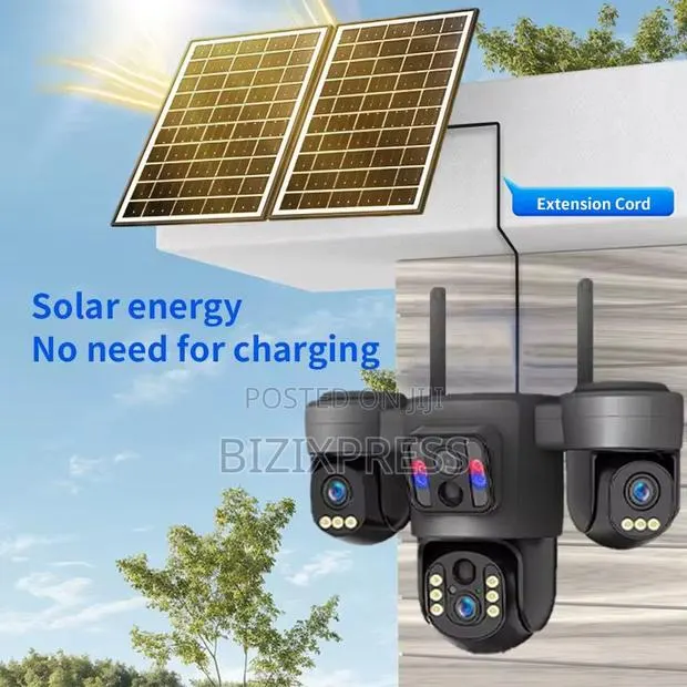 3 Lens 4g Solar Camera-Ubox · Photo 1