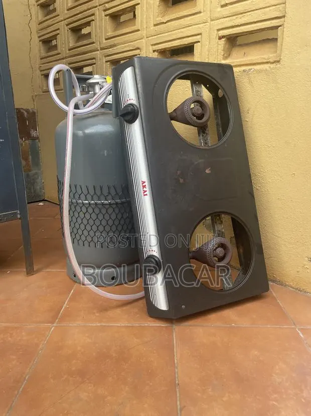 Cylinder Comes With 2-Burner Stove, Pipe Regulator · Photo 1