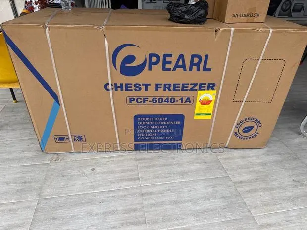 Available Now at Store 508L Chest Freezer Double Door Pearl · Photo 1