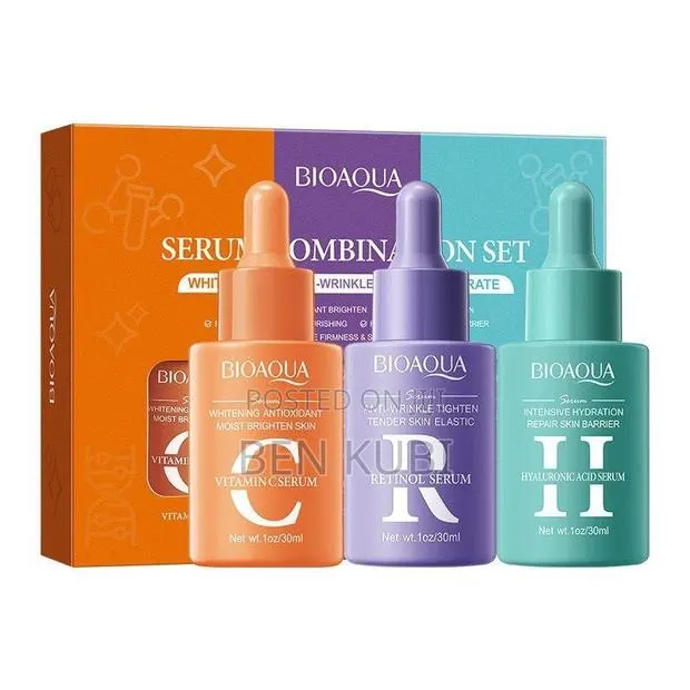 3-in-1 Vitamin C Face Serum, Retinol and Hyaluronic Acid Brightening · Photo 1
