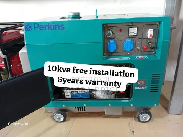 Power Amp Perkins 10kva 13000watts Diesel Generator 10kva · Photo 1