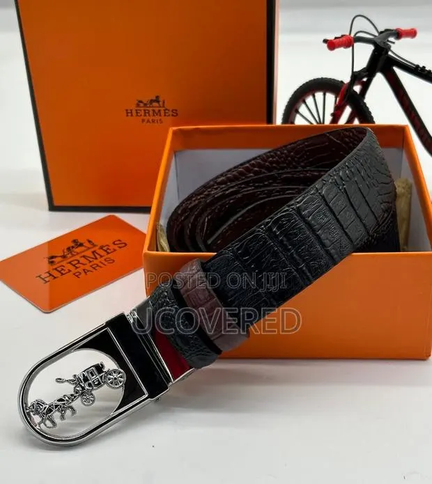 Hermes Real Leather Men’S Belt · Photo 1