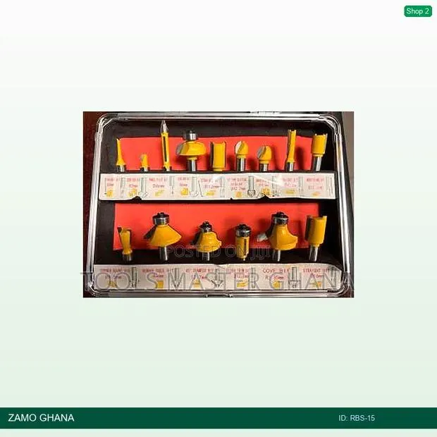 Router Bit Set 15pcs Type 1 - RBS-15 · Photo 1