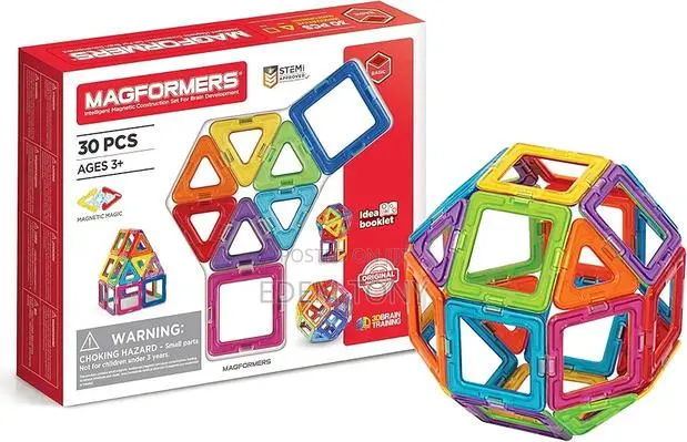 Magformers 30-Piece Magnetic Tiles STEM Set · Photo 1