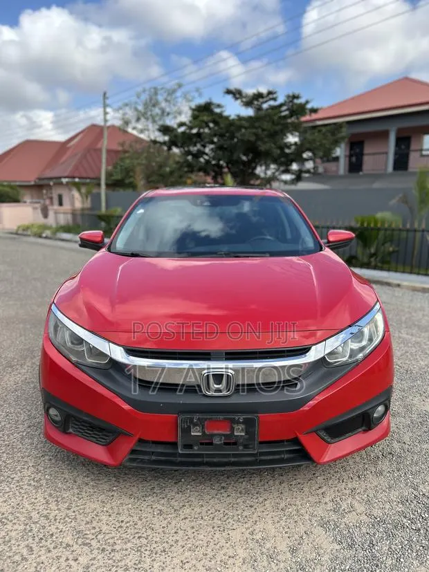 Honda Civic EX-L Sedan 2018 Red · Photo 1