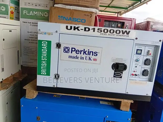 Perkins 15kva Soundproof Generator Set With Avr · Photo 1