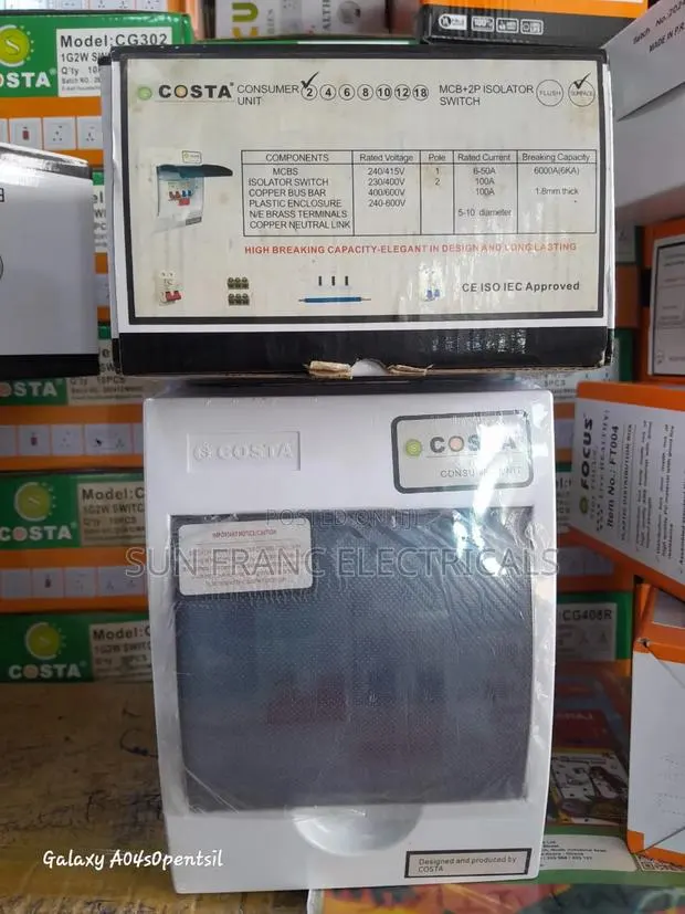 2way Plastic Main Switch Costa · Photo 1