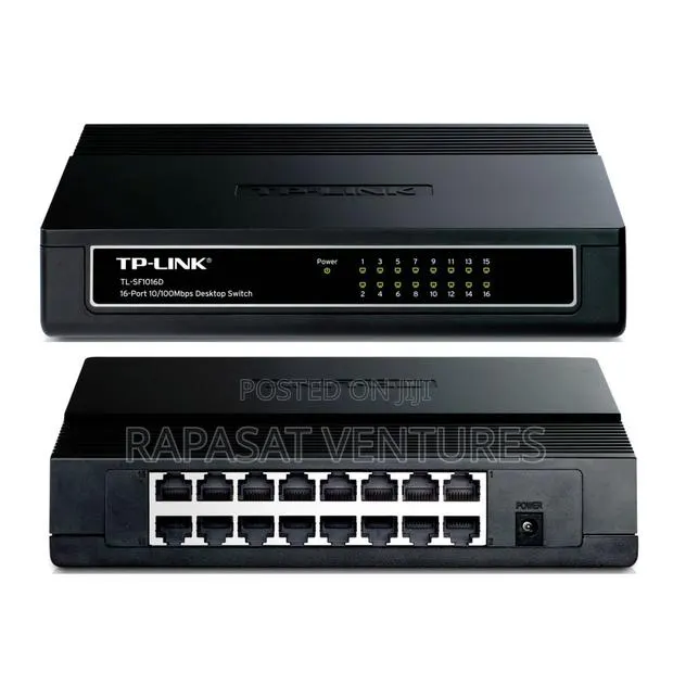 Tp-Link 16-Port TL-SF1016D 10/100mbps Desktop Switch · Photo 1