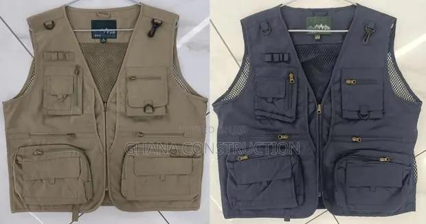 Heavy Duty Safety Company Camera Media Vest Jacket Net Breathable · Photo 1