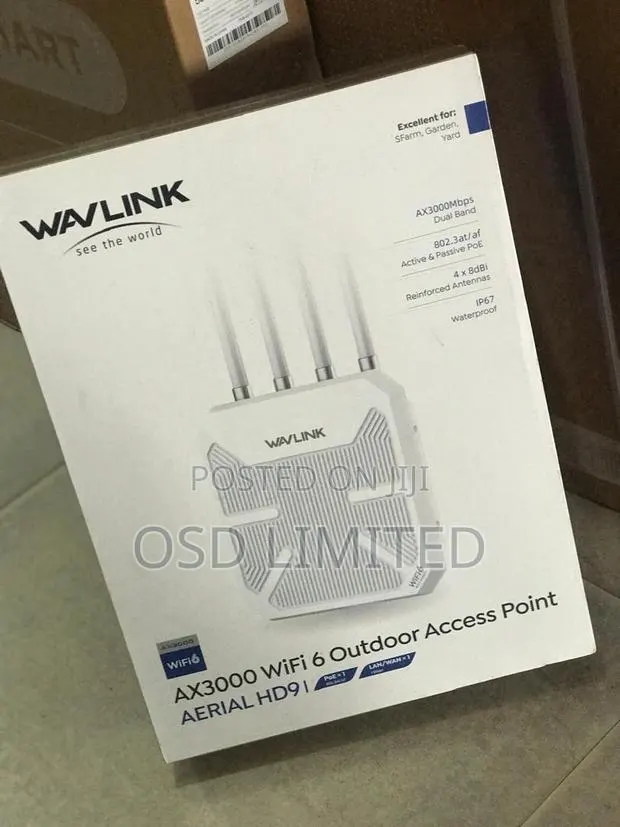 Wavlink Ax3000 | Wifi 6 Outdoor Access Point Aerial Hd9 4 Antennas · Photo 1