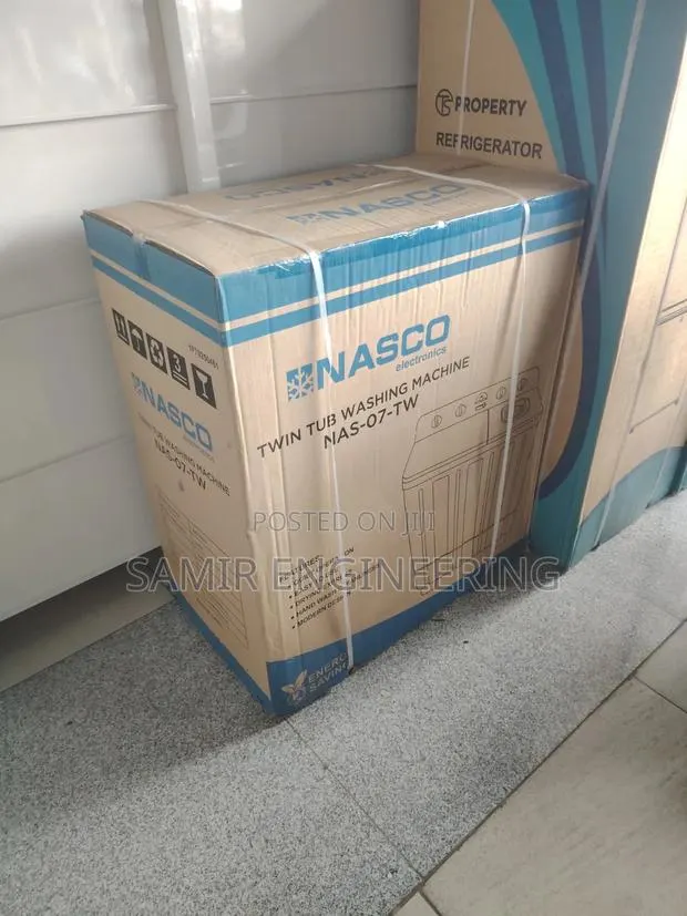 Nasco 7kg Twin Tub Semi-Automatic Washing Machine (Nas-07-Tw) · Photo 1