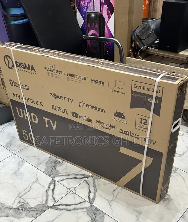 New Purchase Led 50 Inch Smart Sigma Clear Screen Tv Sig-Ku50v6-S · Photo 1