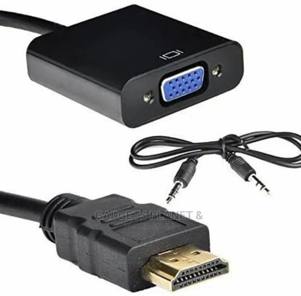 HDMI to VGA Converter / Adapter With Audio Cable · Photo 1