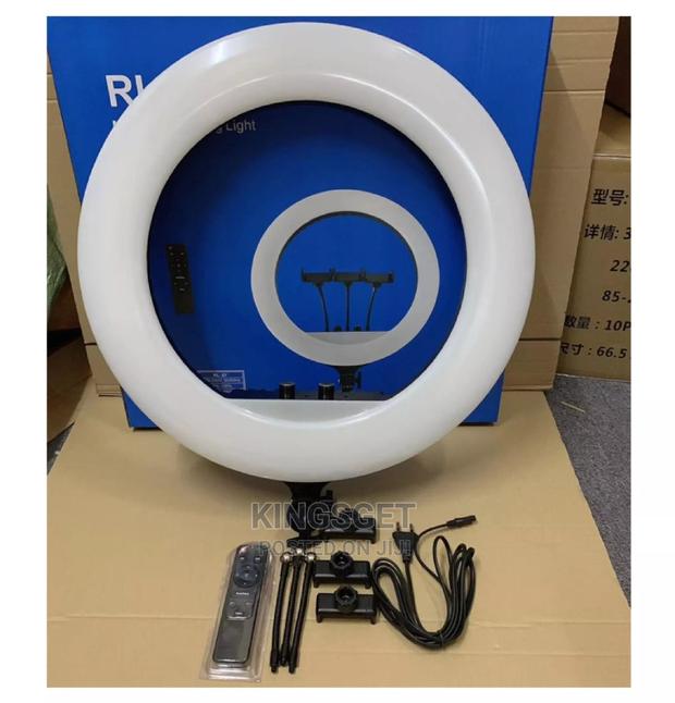 RL 21 Inches Ring Light With Stand,Bag,3holders,Remote · Photo 1