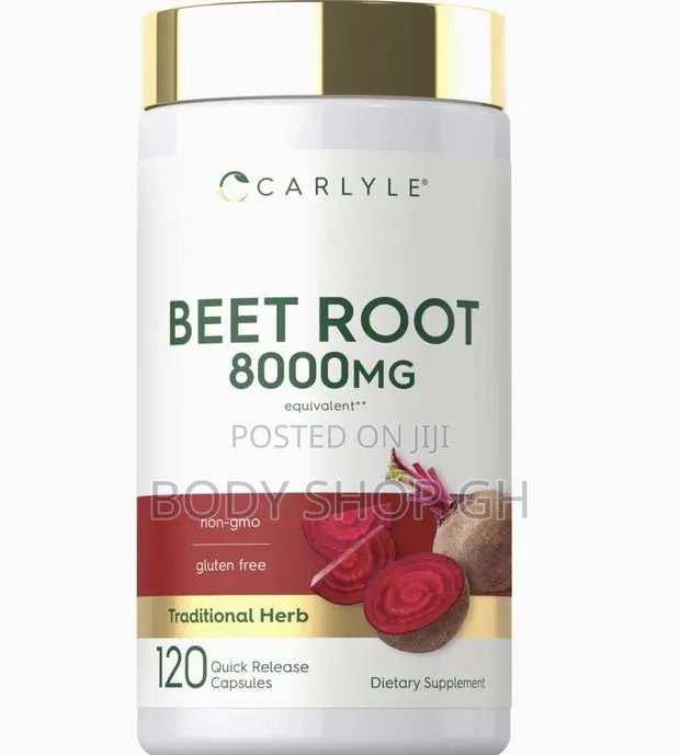 Carlyle Beet Root Capsules | 120 Count | Quick Release Capsules · Photo 1
