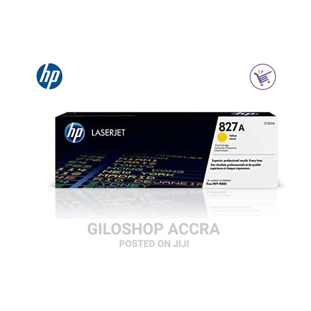 HP 827A Yellow Original Laserjet Toner Cartridge, CF302A · Photo 1