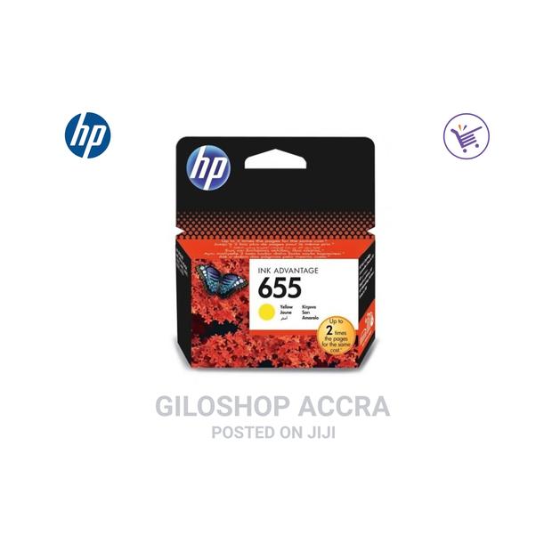 HP 655 Yellow Ink Cartridge (CZ112A) · Photo 1