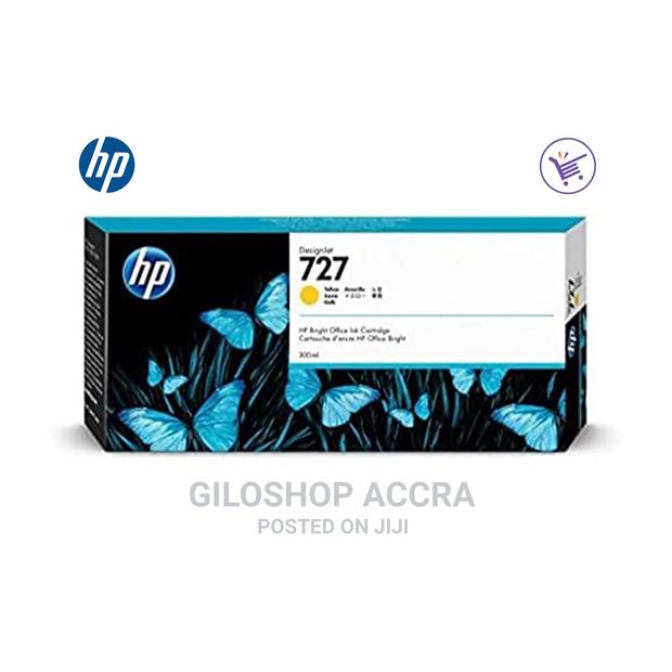 HP 727 300-Ml Yellow Designjet Ink Cartridge, F9J78A · Photo 1