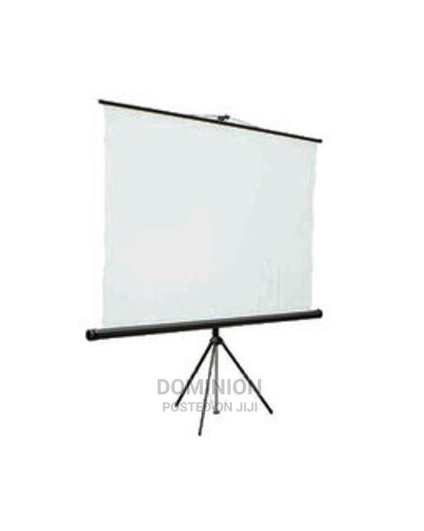 150cm/ 60" / 5 Feet Top Edge Tripod Projector Screen · Photo 1