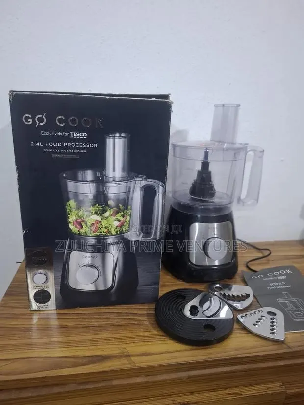 Tesco 2.4l Go-Cook Food Processor From Uk