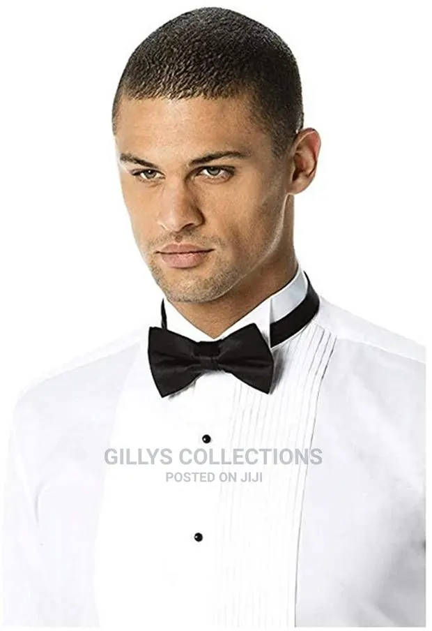 Men's Tuxedo Shirt and Bow Tie Dinner Wear · Photo 1
