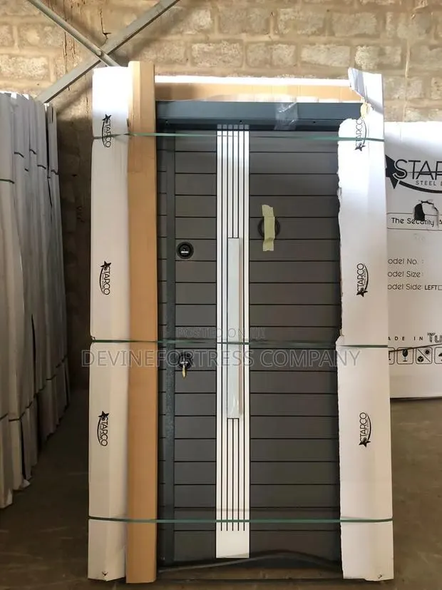 Quality Black and Gray Armor Door 11⁄2 Available for All Buildings · Photo 1