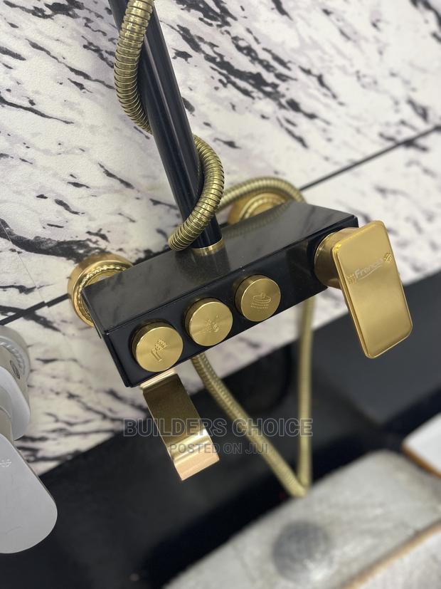 Nickel_ Big Shower _Telephone Shower Bathroom Accessories · Photo 4