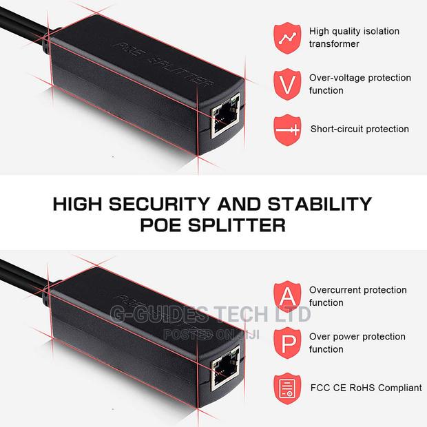 48V Poe Splitter Adapter Power Over Ethernet · Photo 2