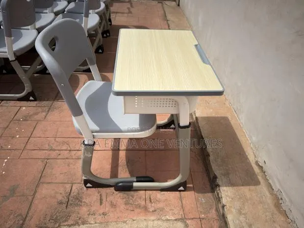 Adjustable Student Desk and Chair – Strong, Comfortable Durable · Photo 1