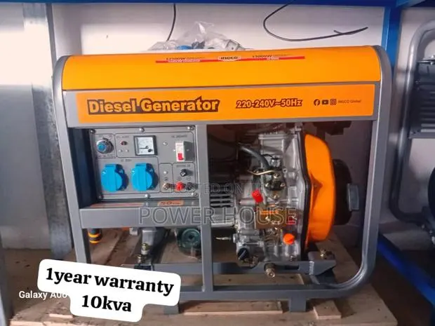 Obsidian Unit Ingco Petrol Generator 10kv Diesel Generator · Photo 1