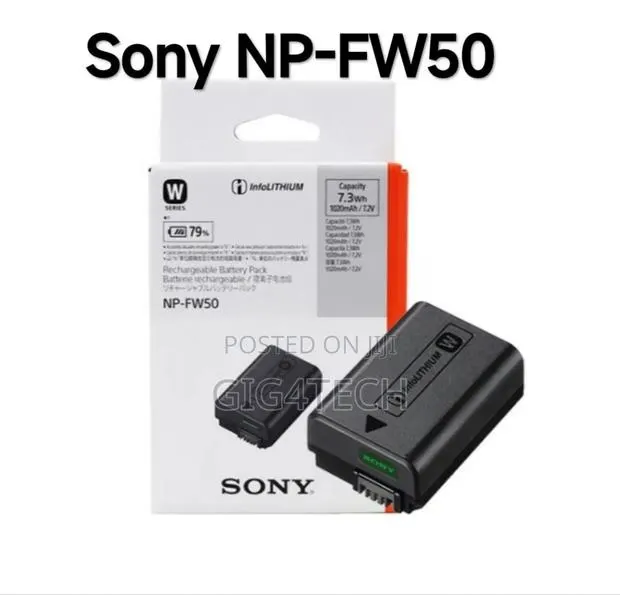 Sony Fw50 Battery for A6400 and Sony Zve10 · Photo 1
