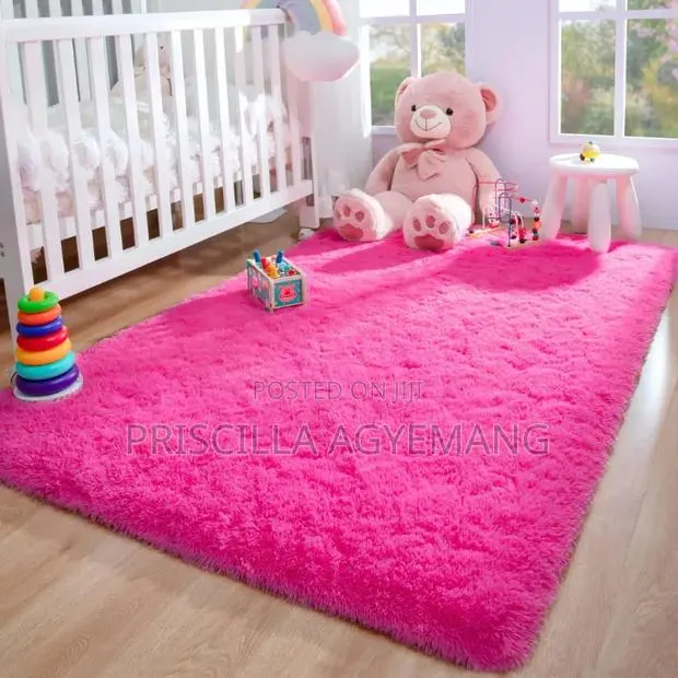 Beautiful Hot Pink Fluffy Carpet · Photo 1