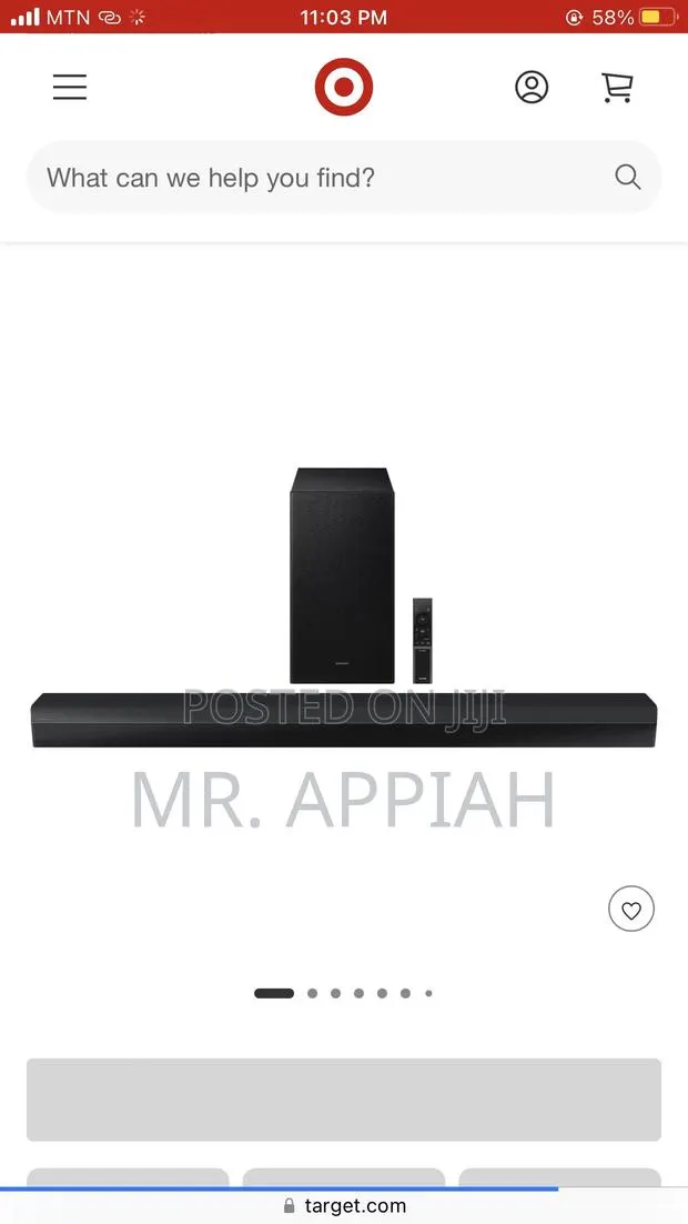 Newly in Stock Samsung Bluetooth Sound Bar(B73md)5.1ch · Photo 1