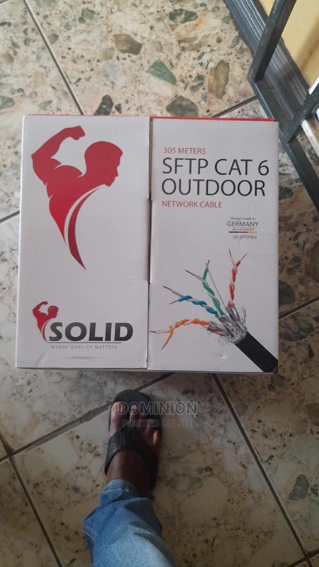 Solid Sd-sftp 305m (1000ft) Cat6 Outdoor Newtwork Cable · Photo 1