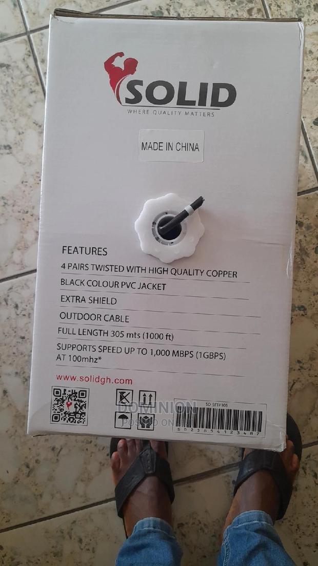Solid Sd-sftp 305m (1000ft) Cat6 Outdoor Newtwork Cable · Photo 2